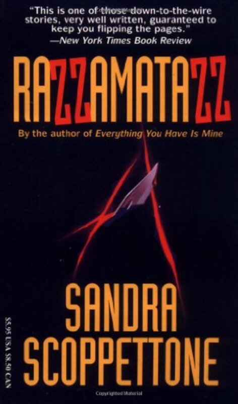 Book cover for "Razzamatazz" by Sandra Scoppettone