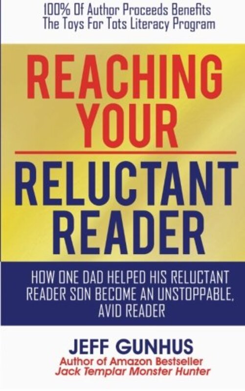Book cover for "Reaching Your Reluctant Reader" by Jeff Gunhus