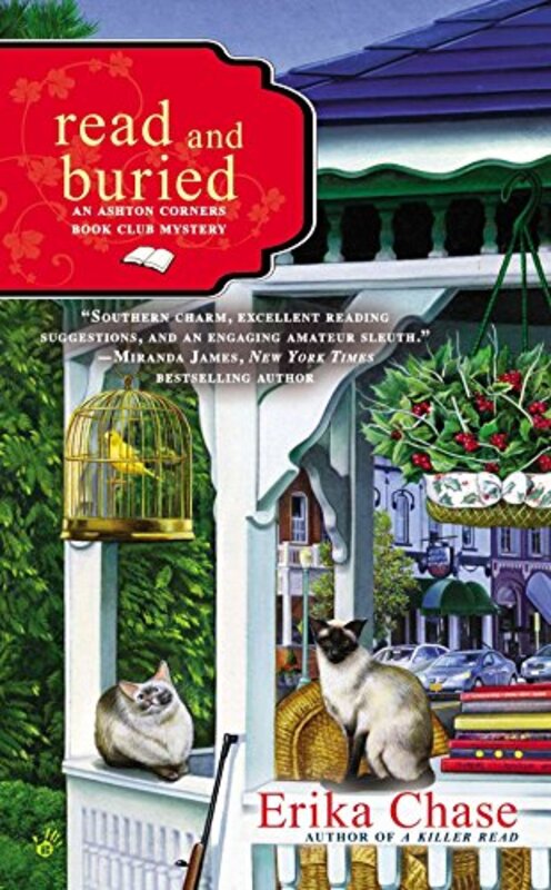 Book cover for "Read and Buried" by Erika Chase