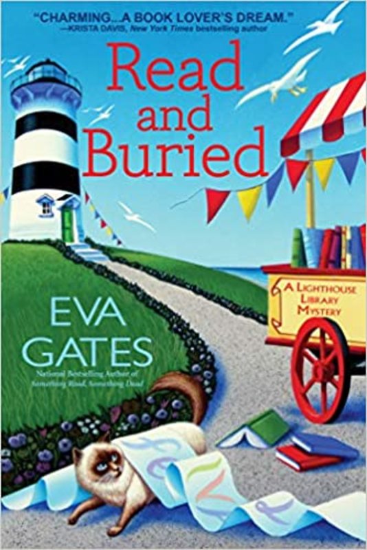 Book cover for "Read and Buried" by Eva Gates
