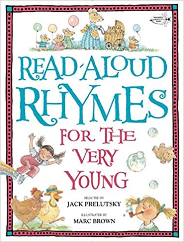 Book cover for "Read-Aloud Rhymes for the Very Young" by Jack Prelutsky