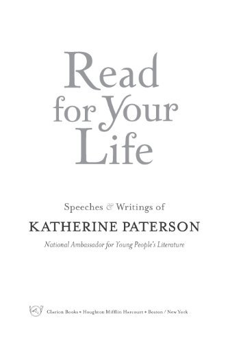 Book cover for "Read For Your Life #1" by Katherine Paterson
