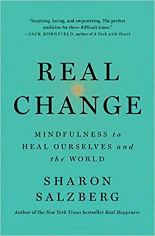 Book cover for "Real Change" by Sharon Salzberg