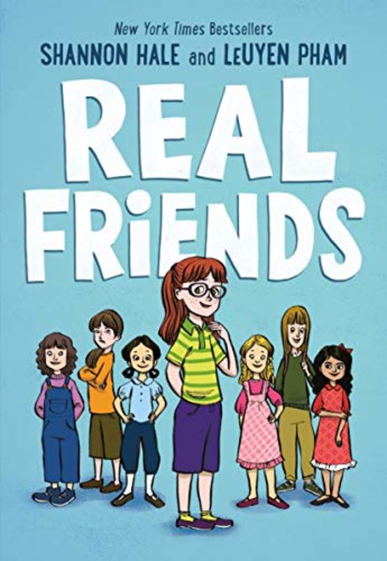 Book cover for "Real Friends" by Shannon Hale