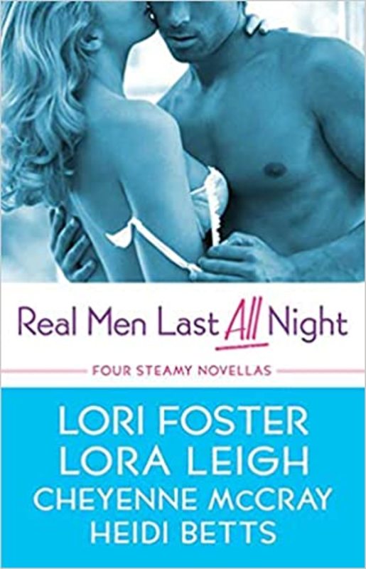 Book cover for "Real Men Last All Night" by Cheyenne McCray