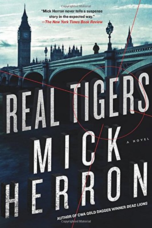 Book cover for "Real Tigers" by Mick Herron