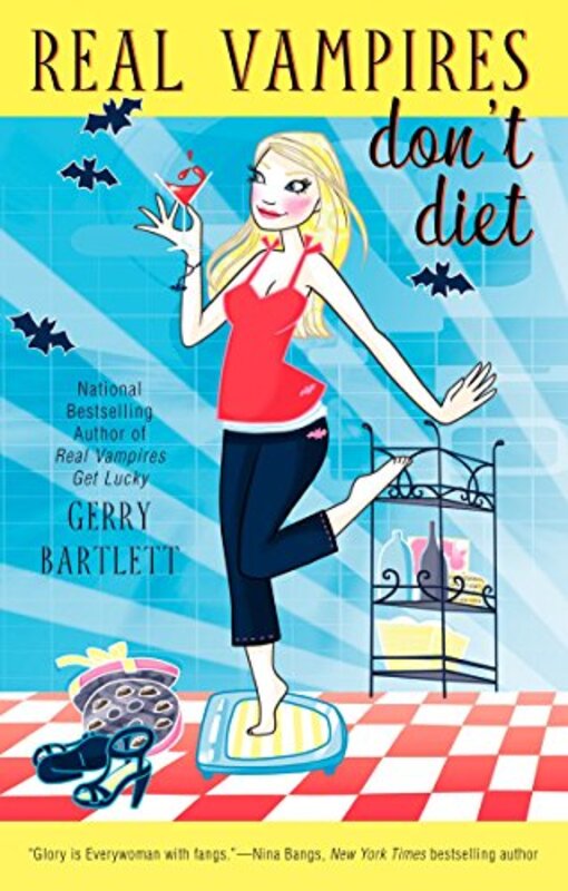 Book cover for "Real Vampires Don't Diet" by Gerry Bartlett