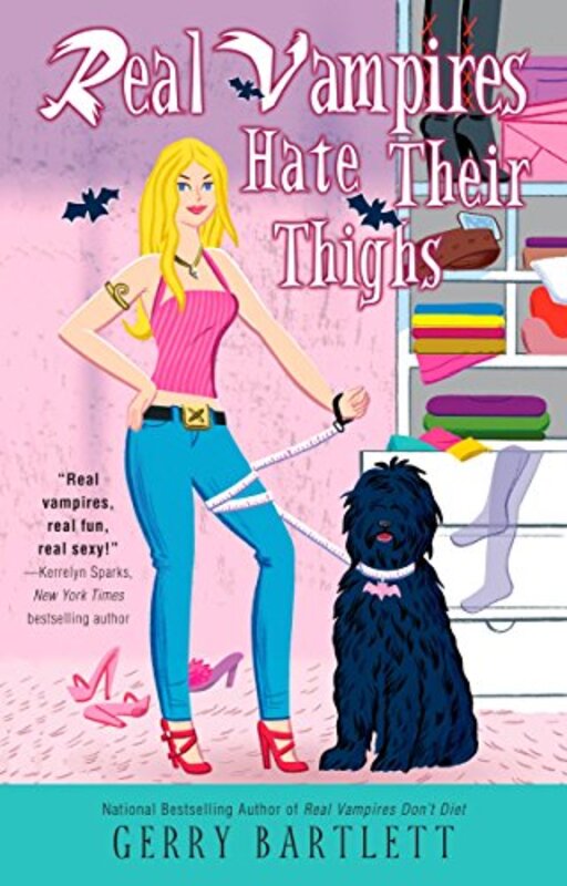 Book cover for "Real Vampires Hate Their Thighs" by Gerry Bartlett