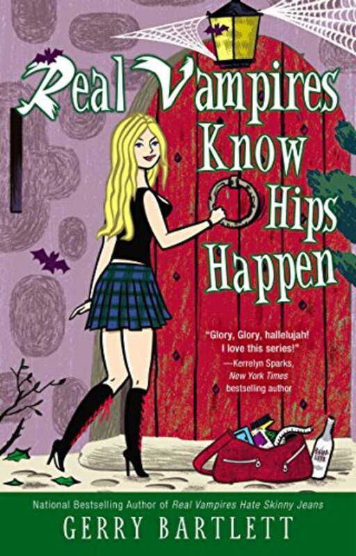 Book cover for "Real Vampires Know Hips Happen" by Gerry Bartlett