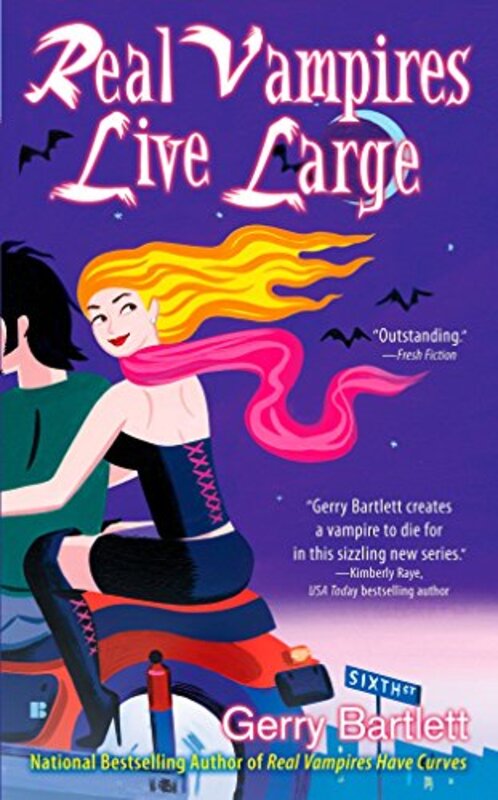 Book cover for "Real Vampires Live Large" by Gerry Bartlett