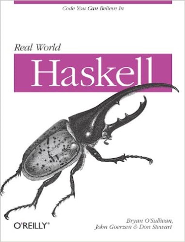 Book cover for "Real World Haskell" by Bryan O'Sullivan