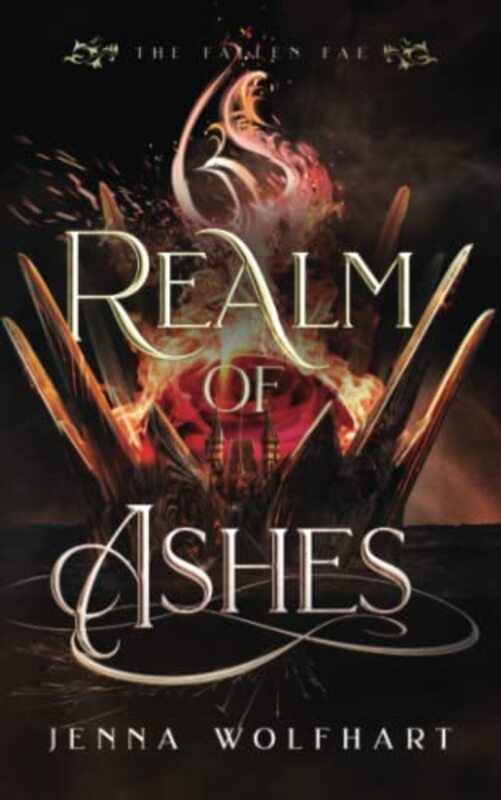 Book cover for "Realm of Ashes" by Jenna Wolfhart