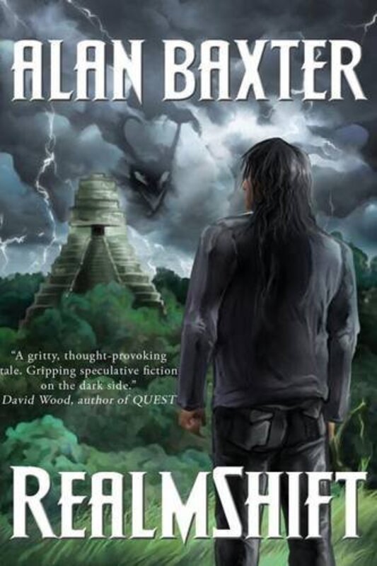Book cover for "Realmshift" by Alan Baxter