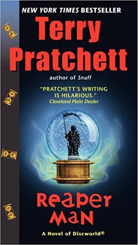 Book cover for "Reaper Man" by Terry Pratchett