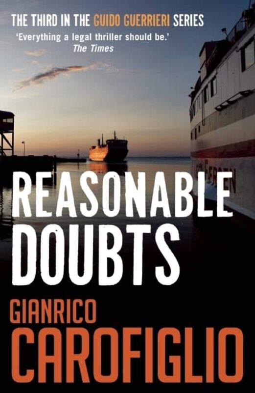 Book cover for "Reasonable Doubts" by Gianrico Carofiglio
