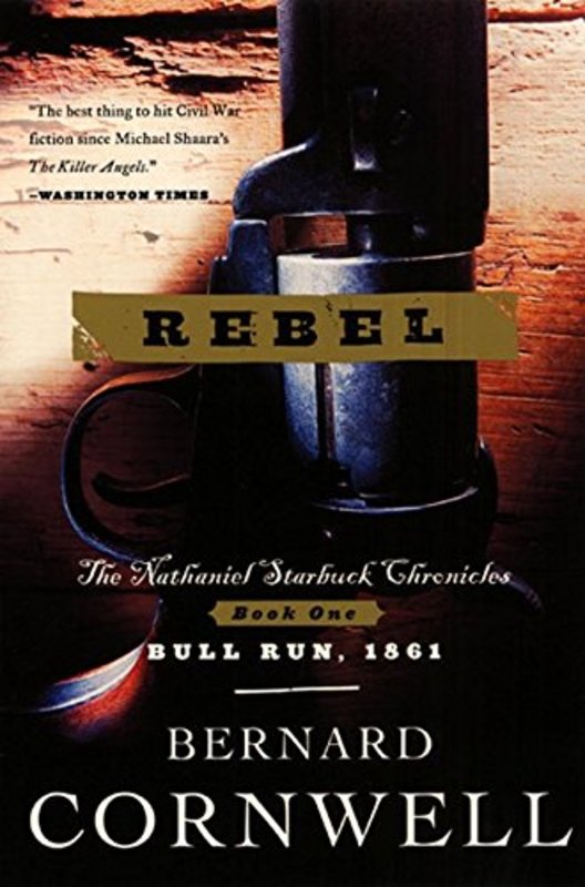 Book cover for "Rebel" by Bernard Cornwell