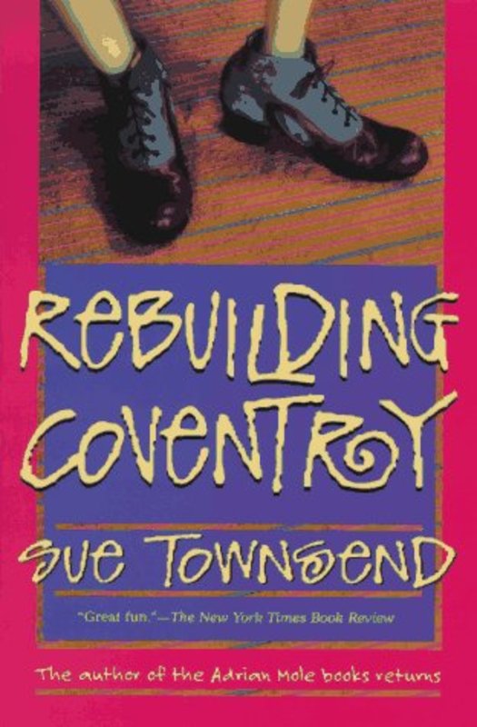 Book cover for "Rebuilding Coventry" by Sue Townsend