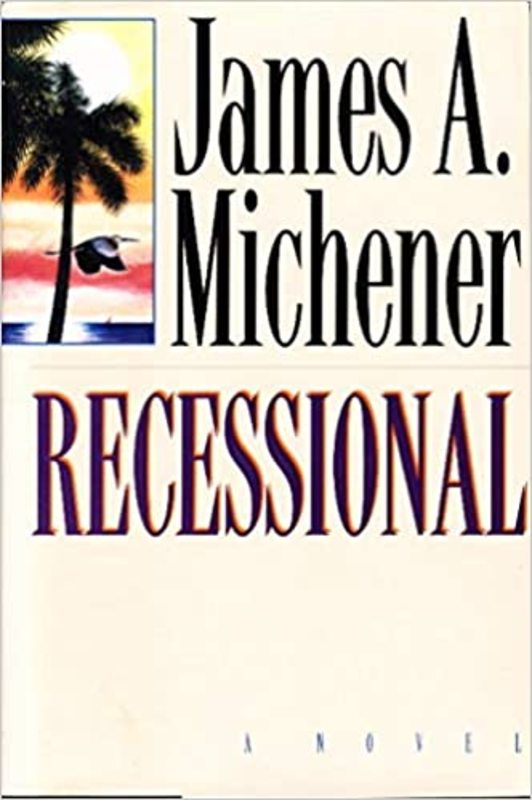Book cover for "Recessional" by James A. Michener