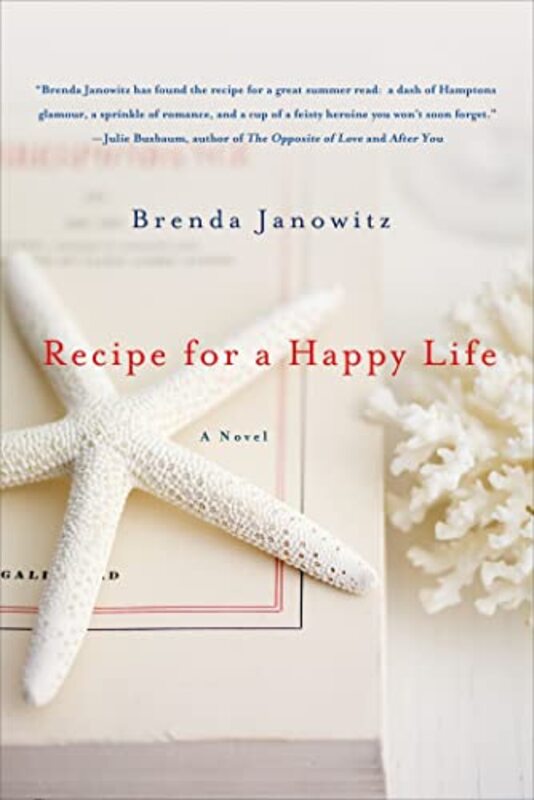Book cover for "Recipe for a Happy Life" by Brenda Janowitz