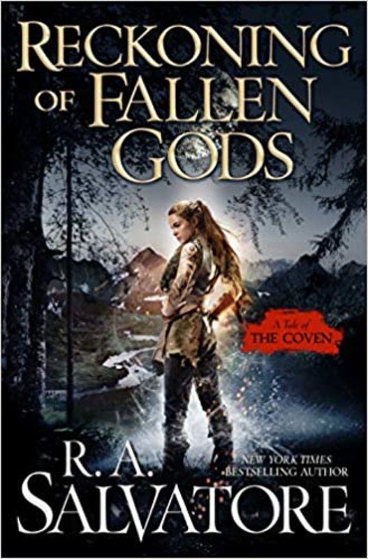 Book cover for "Reckoning of Fallen Gods" by RA Salvatore