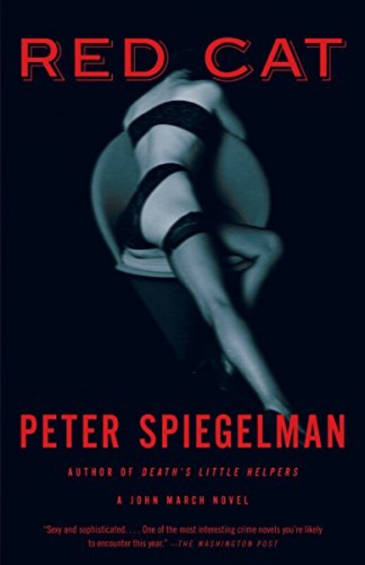 Book cover for "Red Cat/The Alibi League" by Peter Spiegelman