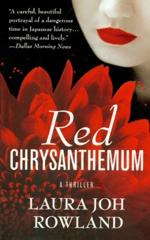 Book cover for "Red Chrysanthemum" by Laura Joh Rowland