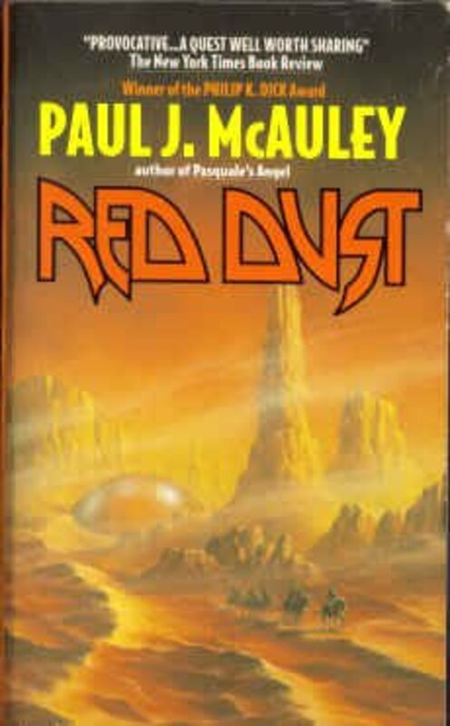 Book cover for "Red Dust" by Paul J McAuley