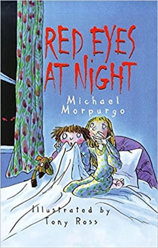 Book cover for "Red Eyes at Night" by Michael Morpurgo