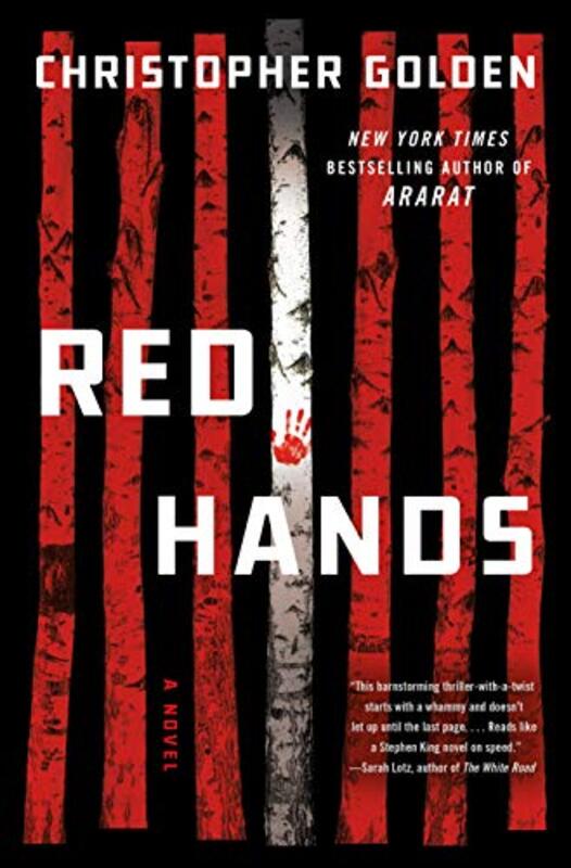 Book cover for "Red Hands" by Christopher Golden