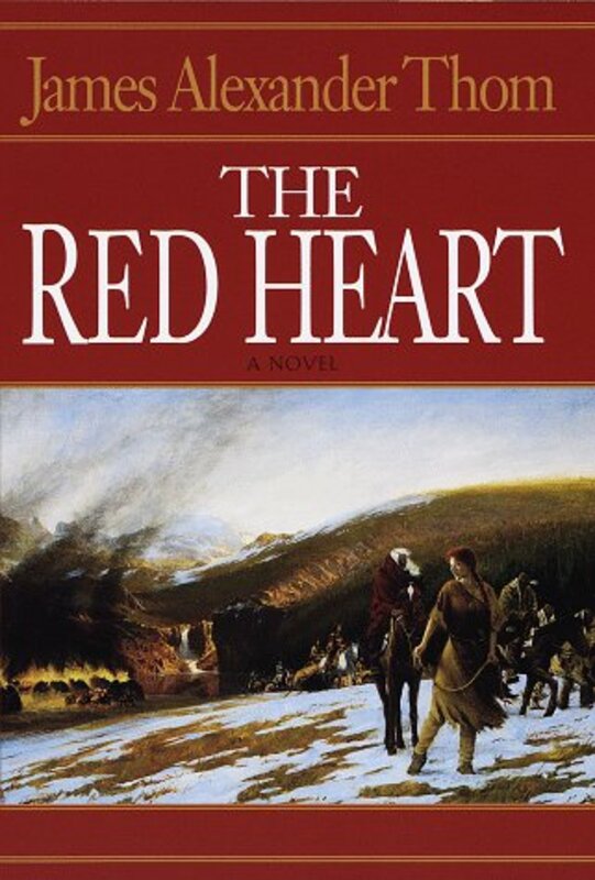 Book cover for "Red Heart" by James Alexander Thom
