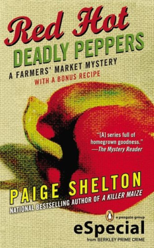 Book cover for "Red Hot Deadly Peppers" by Paige Shelton