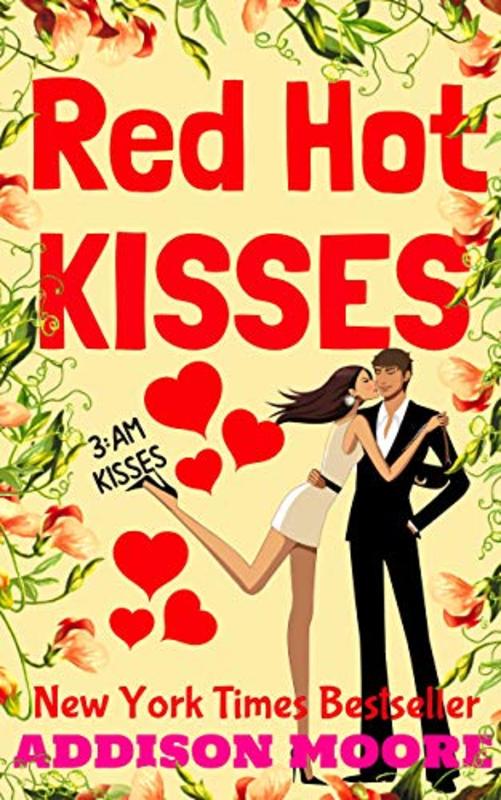 Book cover for "Red Hot Kisses" by Addison Moore