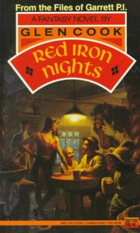 Book cover for "Red Iron Nights" by Glen Cook