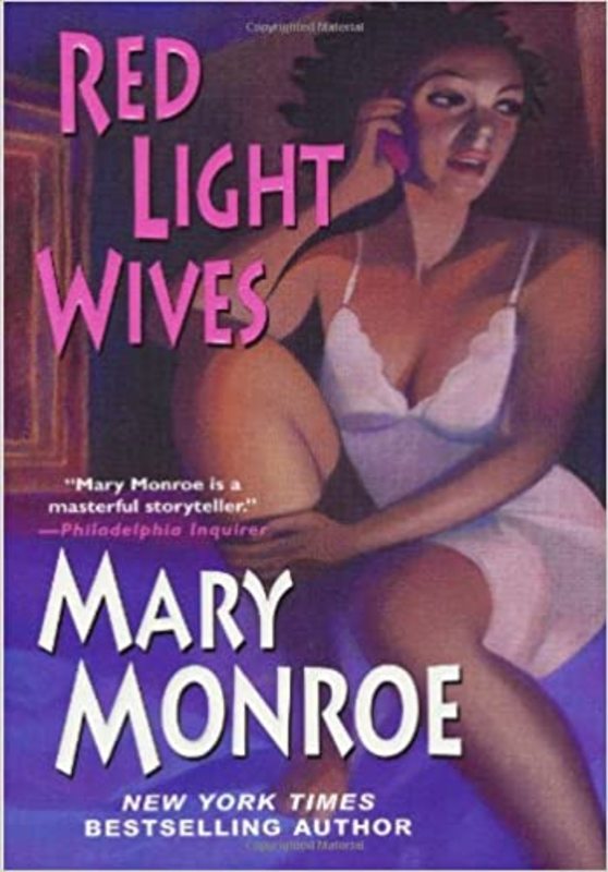Book cover for "Red Light Wives" by Mary Monroe