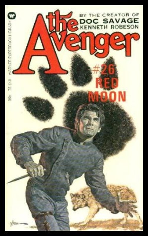 Book cover for "Red Moon" by Kenneth Robeson