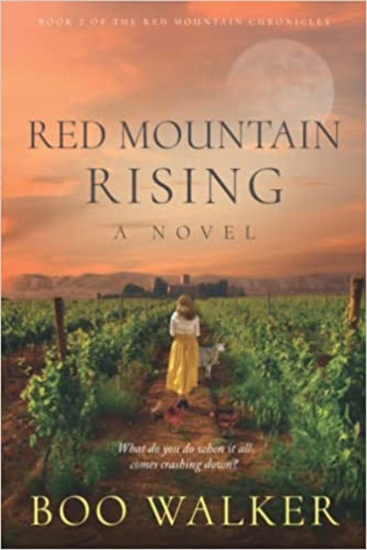 Book cover for "Red Mountain Rising" by Boo Walker