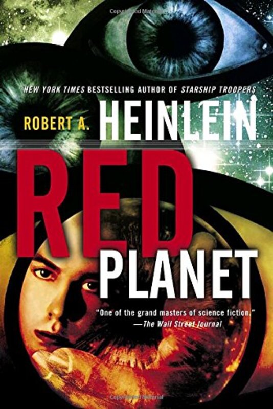 Book cover for "Red Planet" by Robert A Heinlein
