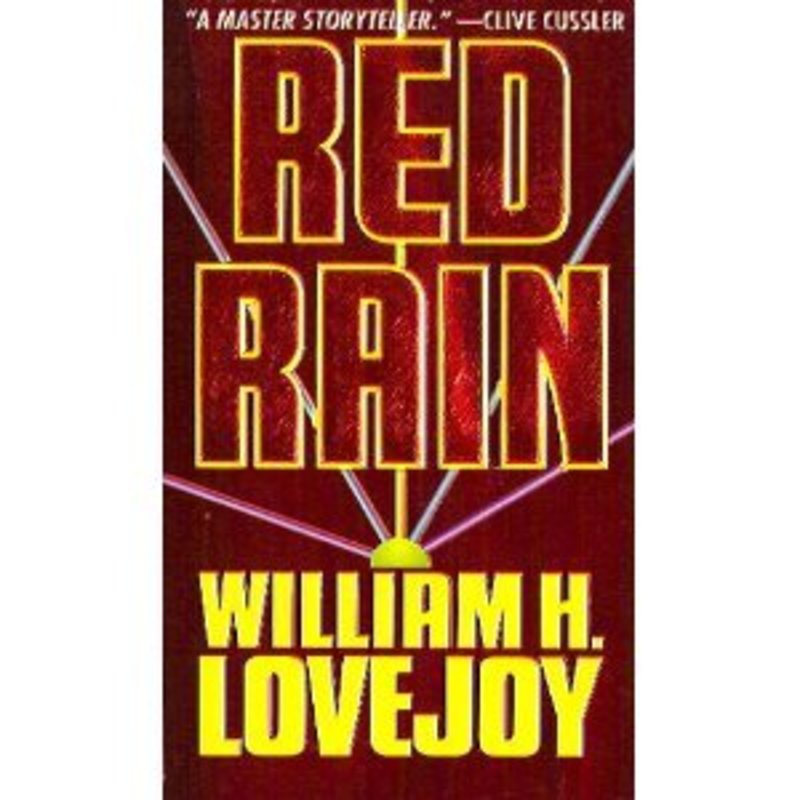 Book cover for "Red Rain" by William H Lovejoy