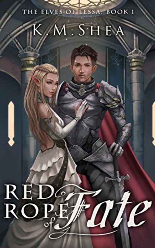 Book cover for "Red Rope of Fate" by KM Shea