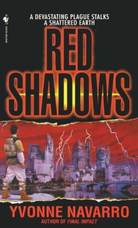 Book cover for "Red Shadows" by Yvonne Navarro