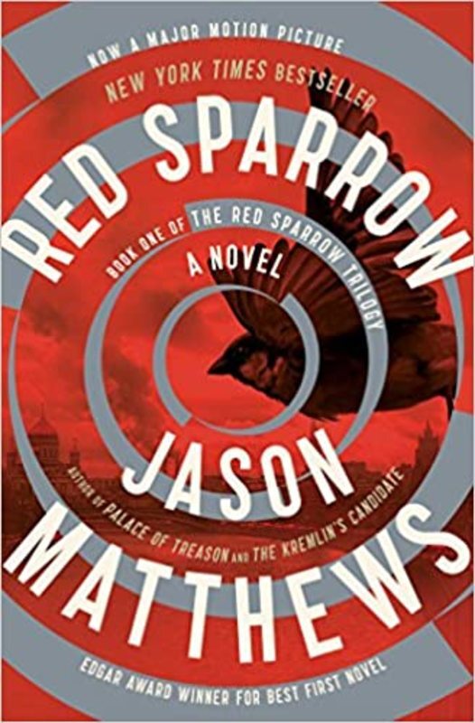 Book cover for "Red Sparrow" by Jason Matthews