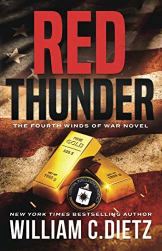 Book cover for "Red Thunder" by William C Dietz