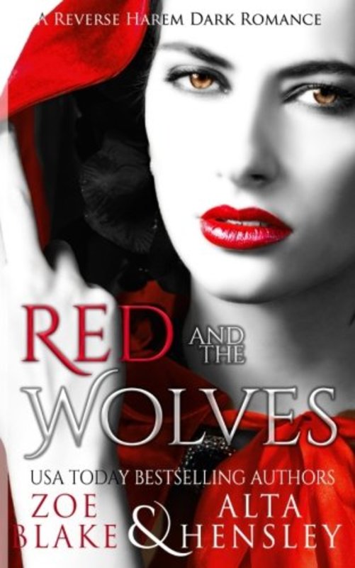 Book cover for "Red and the Wolves" by Zoe Blake