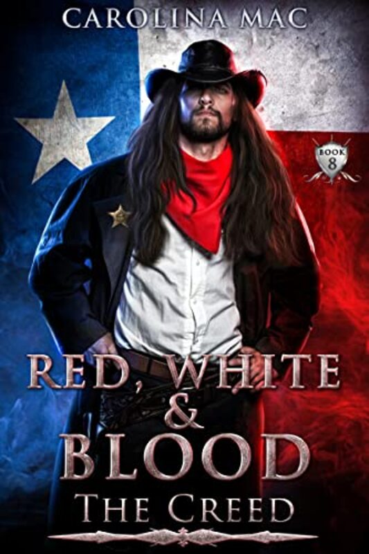 Book cover for "Red, White and Blood" by Carolina Mac