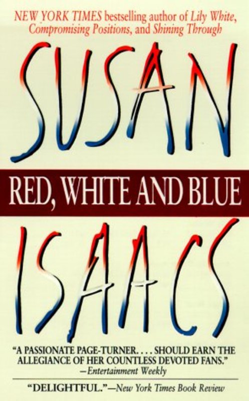 Book cover for "Red, White and Blue" by Susan Isaacs