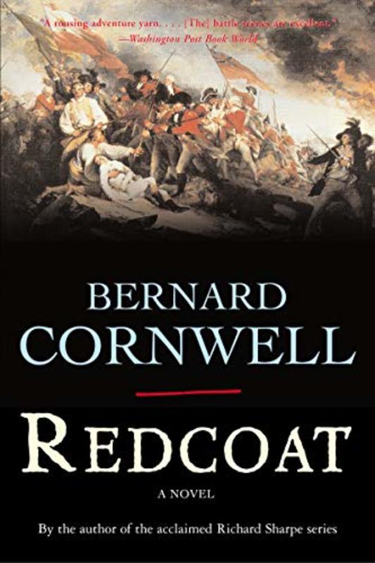 Book cover for "Redcoat" by Bernard Cornwell