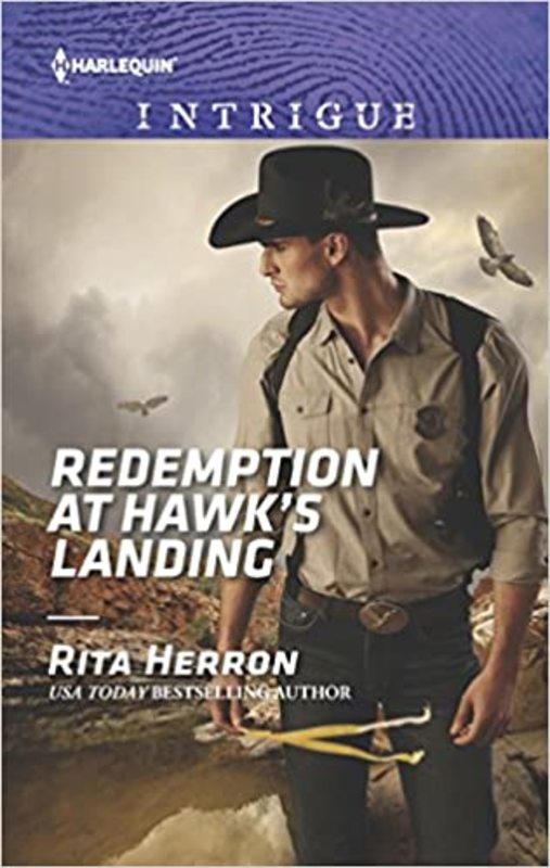 Book cover for "Redemption at Hawk's Landing" by Rita Herron