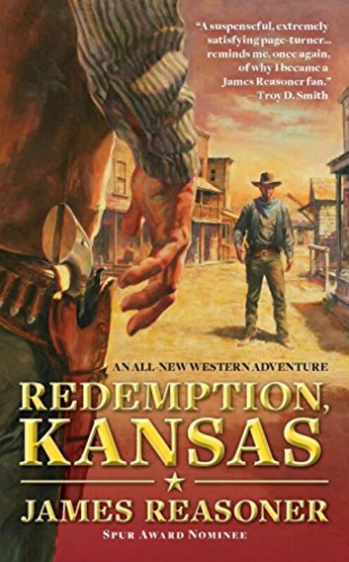 Book cover for "Redemption, Kansas" by James Reasoner
