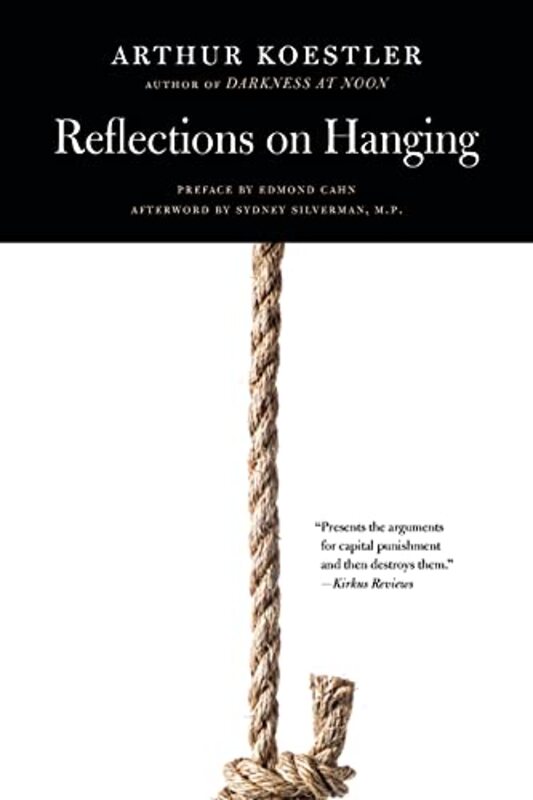 Book cover for "Reflections on Hanging" by Arthur Koestler
