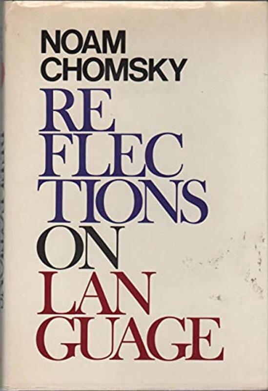 Book cover for "Reflections on Language"